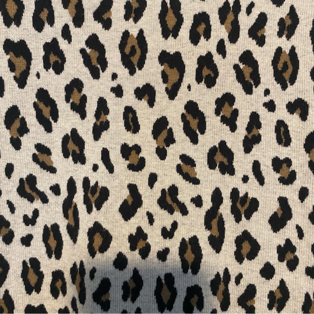 LOFT Leopard Print Puff Sleeve Top - Picture 6 of 9